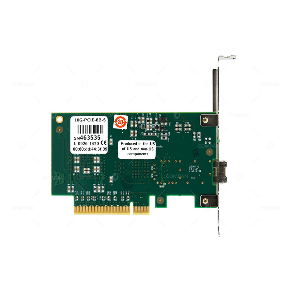 05-04218 MYRICOM SINGLE-PORT 10G-PCIE-8B-S  10G ETHERNET NETWORK ADAPTER L-0926, 10G-PCIE-8B-S